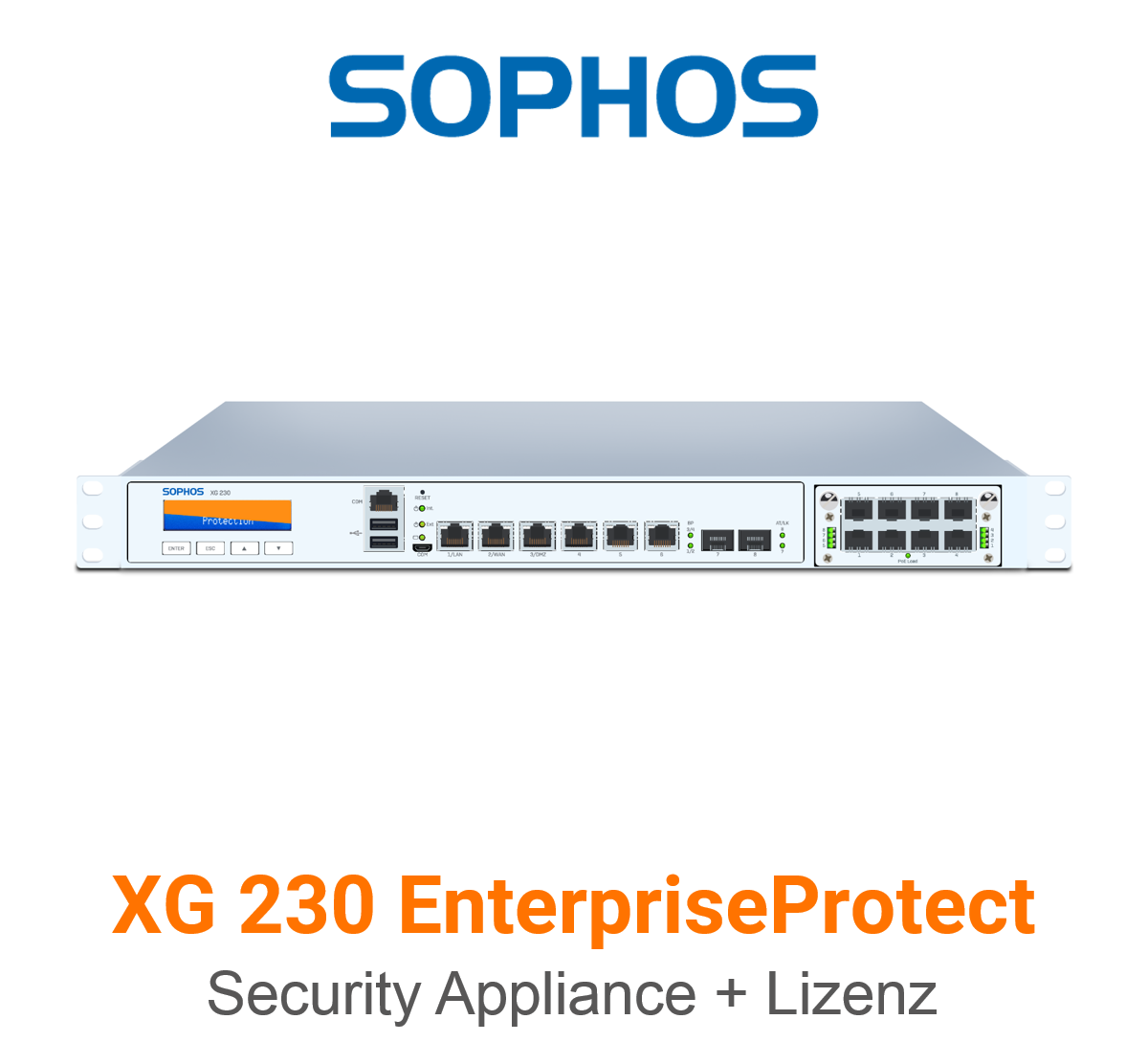 Sophos XG 230 EnterpriseProtect Bundle (Hardware + Lizenz) (End of Sale/Life)
