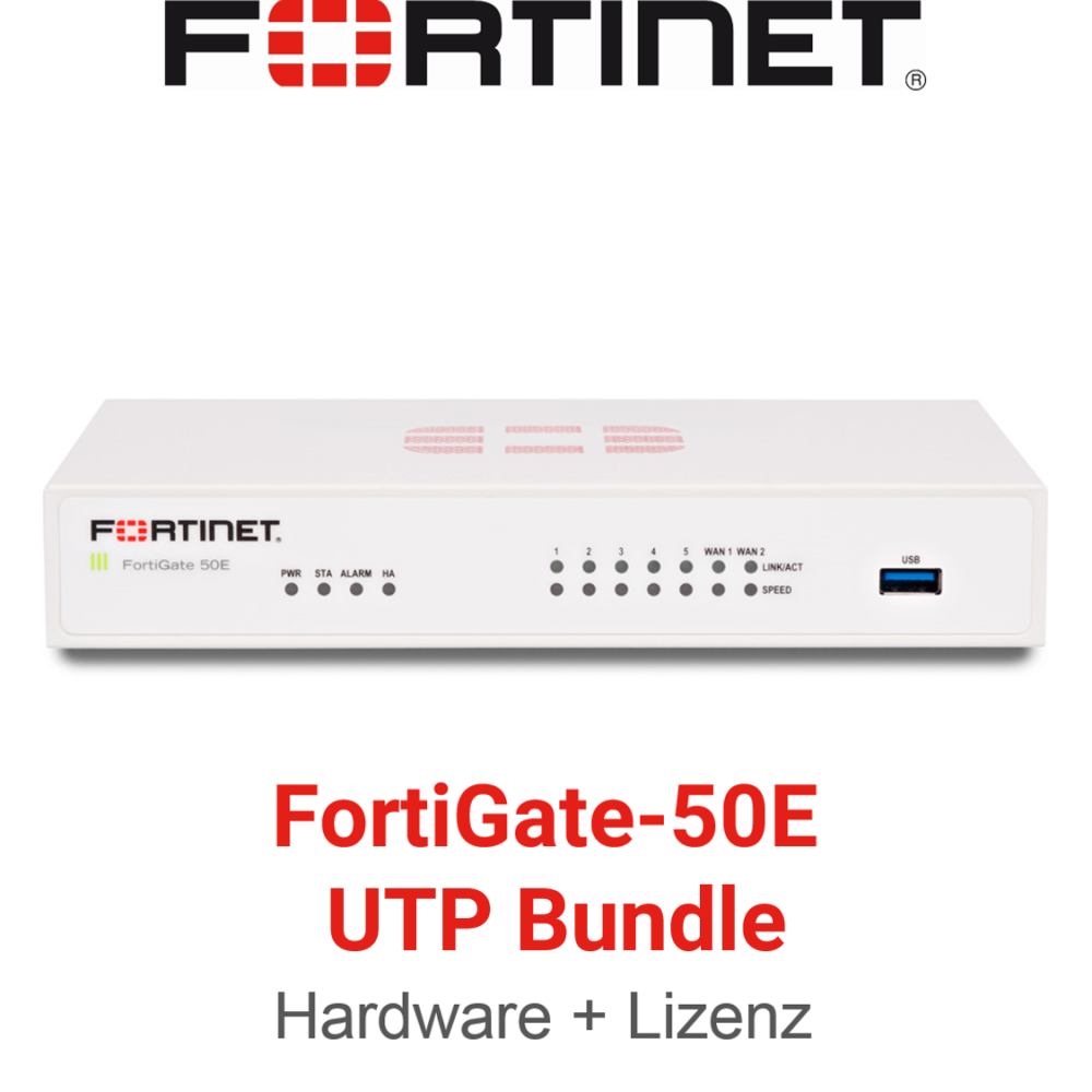 Fortinet FortiGate-50E - UTM/UTP Bundle (End of Sale/Life)