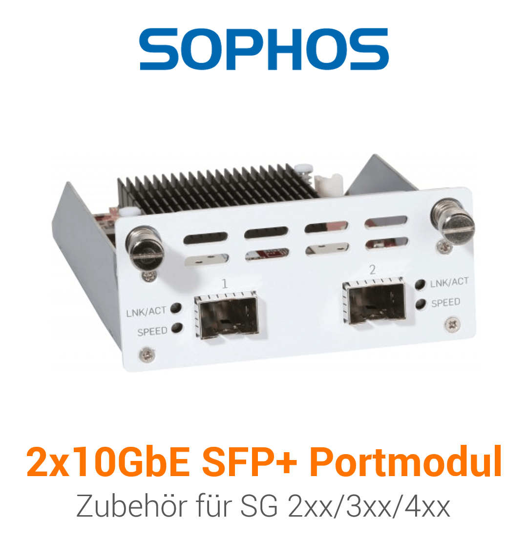 Sophos 2 port 10GbE SFP+ FleXi Port module