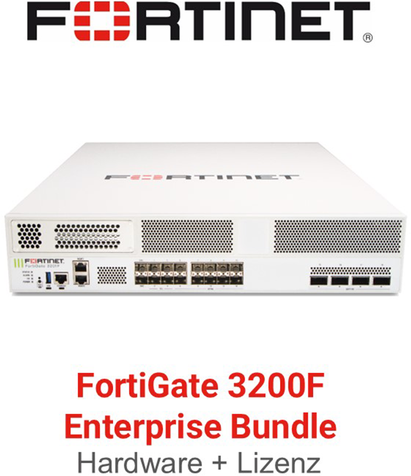Fortinet FortiGate-3200F - Enterprise Bundle (Hardware + Lizenz)