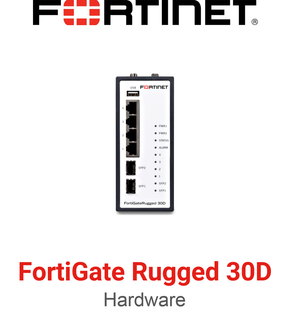 Fortinet FortiGateRugged 30D Firewall (End of Sale/Life)