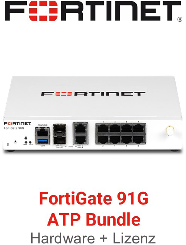 Fortinet FortiGate-91G - ATP Bundle (Hardware + Lizenz)