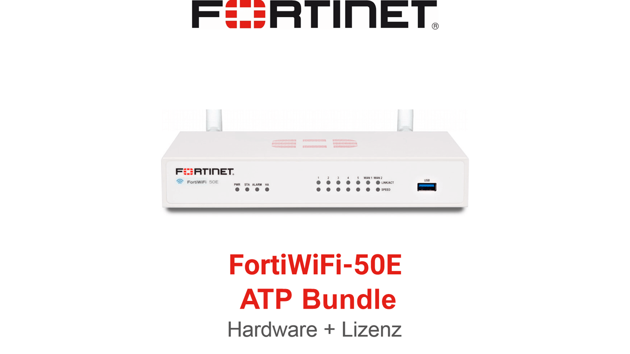 Fortinet FortiWiFi-50E-E - ATP Bundle (End of Sale/Life)