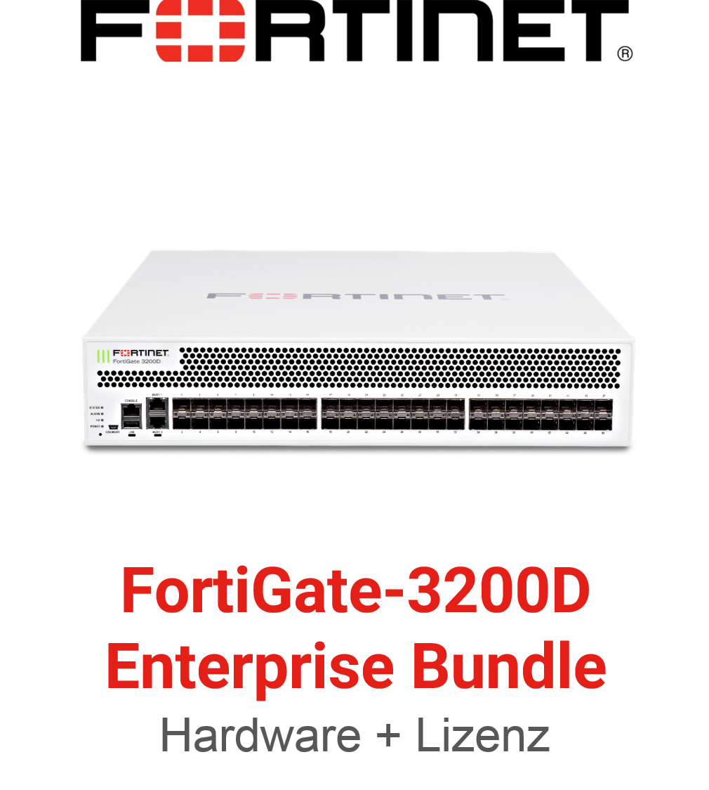 Fortinet FortiGate FG-3200D - Enterprise Bundle (End of Sale/Life)