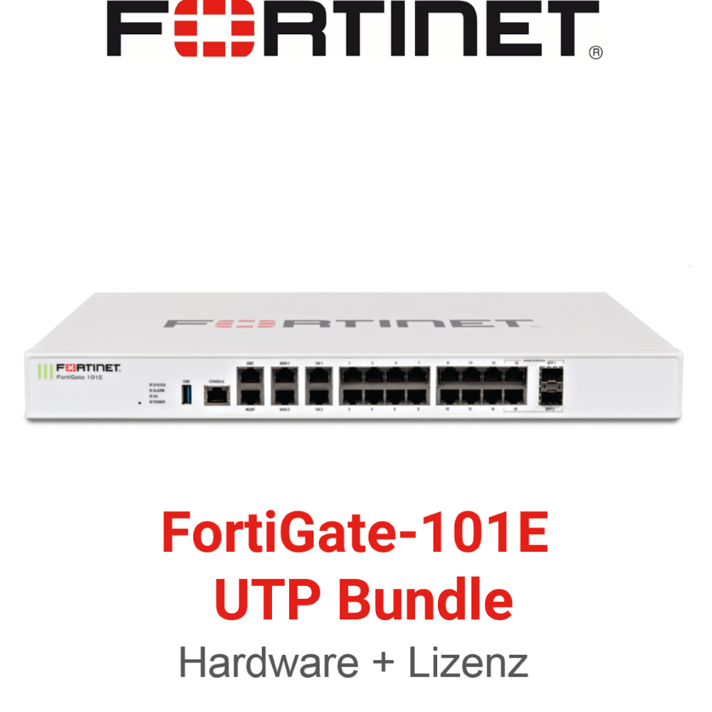 Fortinet FortiGate-101E - UTM/UTP Bundle (End of Sale/Life)