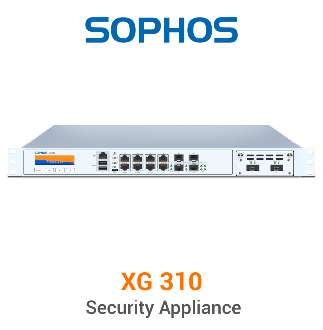 Sophos XG 310 Security Appliance (End of Sale/Life)