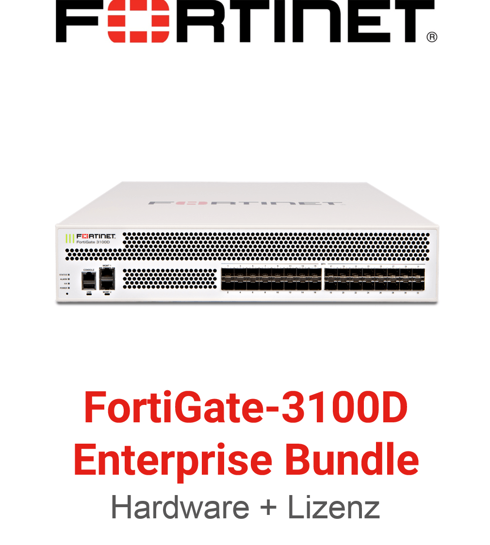 Fortinet FortiGate FG-3100D - Enterprise Bundle (End of Sale/Life)