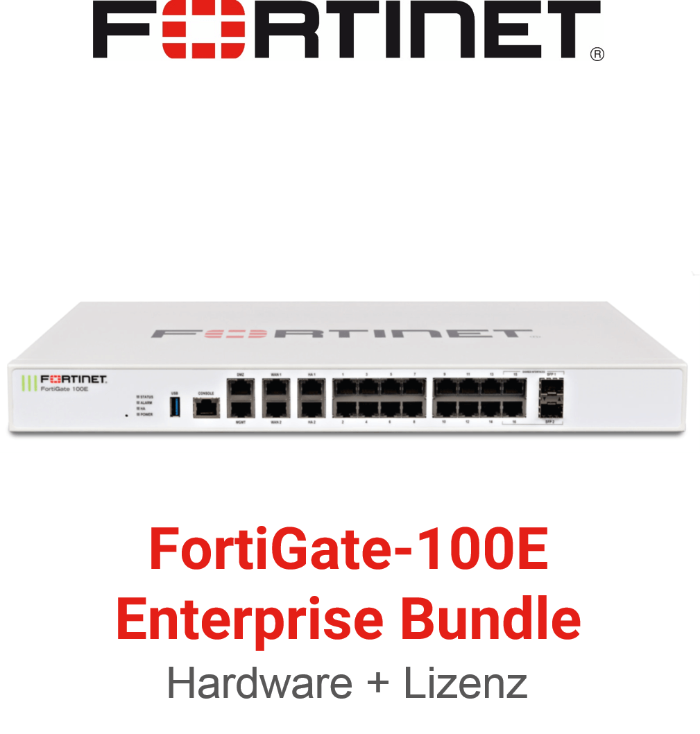 Fortinet FortiGate-100E - Enterprise Bundle (End of Sale/Life)