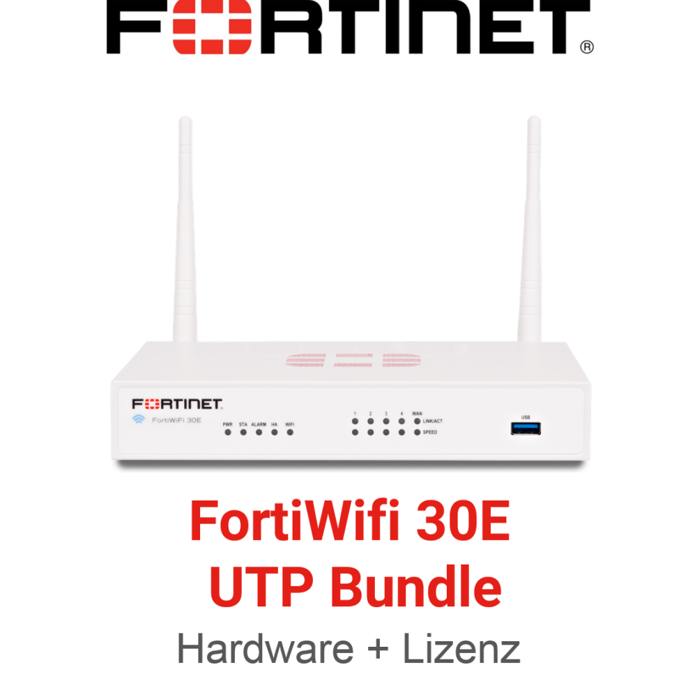 Fortinet FortiWiFi-30E - UTM/UTP Bundle (End of Sale/Life)