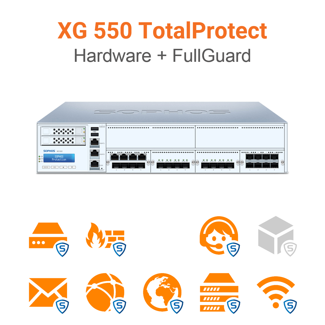 Sophos XG 550 TotalProtect Bundle (Hardware + Lizenz) (End of Sale/Life)