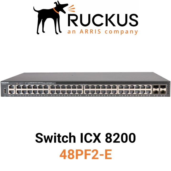 Ruckus ICX 8200-48PF2-E Switch