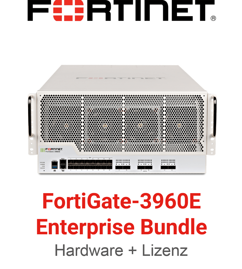 Fortinet FortiGate-3960E - Enterprise Bundle (Hardware + Lizenz) (End of Sale/Life)