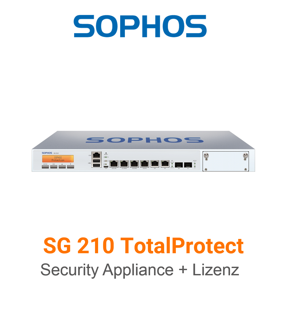Sophos SG 210 TotalProtect Bundle (End of Sale/Life)