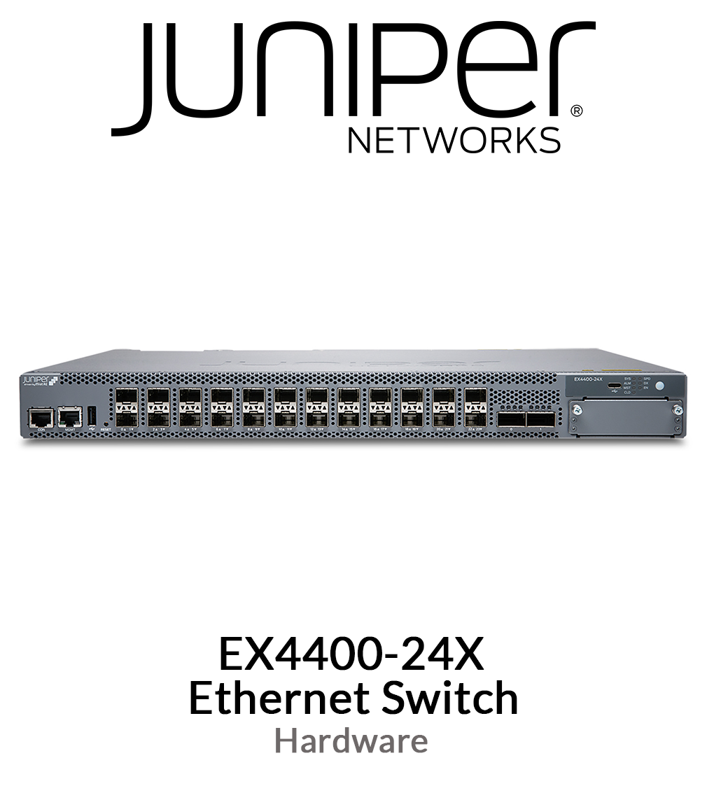Juniper Networks 24X10GBASEX SWITCH WITH 2X100G, SPARE, EX4400-24X-S